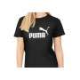 Camiseta de Manga Corta Mujer Puma LOGO TEE 586774 01 Negro | Tienda24 - Global Online Shop Tienda24.eu