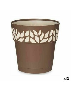 Pot Rose Lila Blanc Vert Argile (16,5 x 16 x 16,5 cm) (120 Unités) | Tienda24 Tienda24.eu