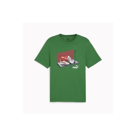 T-shirt à manches courtes homme Puma SNEAKER BOX TEE 680175 86 Vert de Puma, T-shirts de sport - Réf : S2029995, Prix : 22,97...