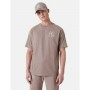 Camisola de Manga Curta Homem New Era ESSNTLS LC OS TEE NEYYAN 60435555 Cinzento de New Era, Camisolas desportivas - Ref: S20...