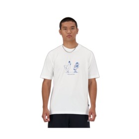 Men’s Short Sleeve T-Shirt ESSENTIALS CHICKEN New Balance MT41591 White by New Balance, Shirts & Tees - Ref: S2030021, Price:...