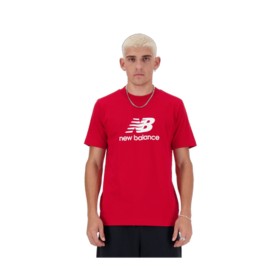 Men’s Short Sleeve T-Shirt New Balance LOGO MT41502 TRE Red by New Balance, Shirts & Tees - Ref: S2030023, Price: 26,64 €, Di...