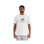 Men’s Short Sleeve T-Shirt New Balance MT41502 WT White by New Balance, Shirts & Tees - Ref: S2030024, Price: 26,64 €, Discou...