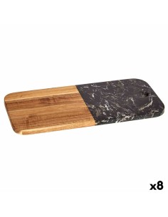 Bamboo Countertop Chopping Board Quttin 88909 (35 x 25 x 1,2 cm) Bamboo (8 Units) | Tienda24 Tienda24.eu