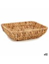 Panier-repas rond avec couvercle Bambou 17 x 7 x 1