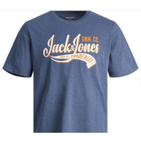 T-shirt à manches courtes homme Jack & Jones JJLEGO TEE SS O NECK 12246690 Bleu de Jack & Jones, T-shirts de sport - Réf : S2...