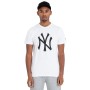 Camisola de Manga Curta Homem New Era NOS MLB NEYYAN 60416755 Branco de New Era, Camisolas desportivas - Ref: S2030488, Preço...