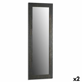 Espejo de pared Gris Madera Vidrio 46 x 136 x 2 cm
