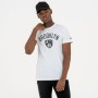 Camisola de Manga Curta Homem New Era NOS NBA BRONET 60416753 Branco de New Era, Camisolas desportivas - Ref: S2030490, Preço...