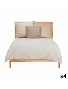 Colcha Hosteline VEGAS Rosa Cama de 150 (3 Piezas) | Tienda24 Tienda24.eu