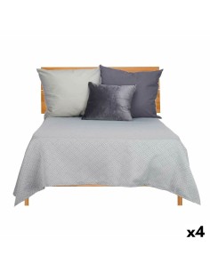 Colcha 240 x 260 cm Losangos Branco (4 Unidades) | Tienda24 Tienda24.eu