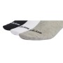 Chaussettes de Sport Adidas T LIN LOW 3P IC1300 Gris de Adidas, Homme - Réf : S2030544, Prix : 11,57 €, Remise : %