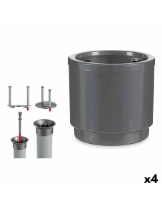 Plant pot Elho Grey Plastic With support Circular (Ø 22 x 38,2 cm) | Tienda24 Tienda24.eu