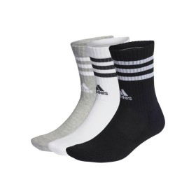 Chaussettes de Sport Adidas 3S C SPW CRW 3P IC1323 Gris de Adidas, Homme - Réf : S2030690, Prix : 19,24 €, Remise : %