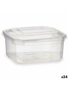 Set de 3 Botes DKD Home Decor 11 x 11 x 22 cm Cristal Natural Transparente | Tienda24 Tienda24.eu