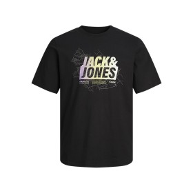 Camiseta de Manga Corta Hombre Jack & Jones JCOMAP SUMMER 12257908 Negro de Jack & Jones, Camisetas deportivas - Ref: S203070...