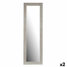 Espejo de pared Blanco Madera Vidrio 45,5 x 135,5 