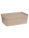 Storage Box with Lid Beige Plastic 14 L 29,5 x 14,5 x 45 cm (12 Units) | Tienda24 Tienda24.eu