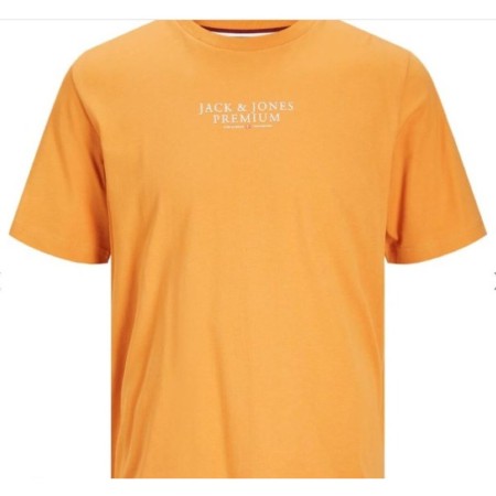 Men’s Short Sleeve T-Shirt Jack & Jones JPRBLUARCHIE SS TEE 12217167 Orange by Jack & Jones, Shirts & Tees - Ref: S2031023, P...