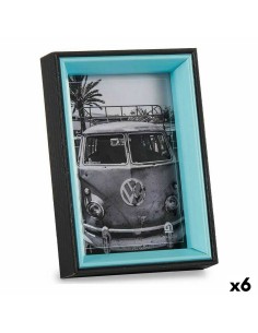 Moldura de Fotos Romimex Castanho Metal Vidro Eik Madeira MDF 17 x 29 x 11 cm | Tienda24 Tienda24.eu