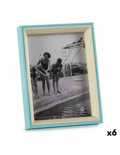 Fotorahmen 17 x 2 x 21,8 cm Kristall Rot Holz Braun Kunststoff (6 Stück) | Tienda24 Tienda24.eu