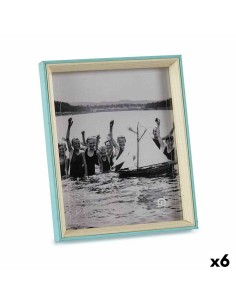 Cadre photo DKD Home Decor Métal Argenté Traditionnel 12 x 2 x 17 cm | Tienda24 Tienda24.eu