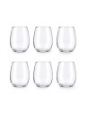 Set of glasses Amber Transparent Glass 350 ml (4 Units) | Tienda24 Tienda24.eu