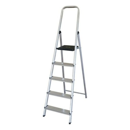 Escalera plegable de 5 peldaños (175 x 45 x 12 cm) de Antia, Escaleras plegables - Ref: S2200354, Precio: 57,21 €, Descuento: %