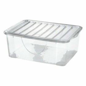 Corbeille à papier 23 L Basculant Argenté Plastique (6 Unités) | Tienda24 Tienda24.eu