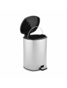 Pedal bin Silver Plastic 6 L (6 Units) | Tienda24 Tienda24.eu