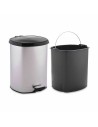 Pedal bin Silver Plastic 6 L (6 Units) | Tienda24 Tienda24.eu