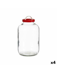 Bocal en Verre Transparent Quttin 9 x 16 cm 780 ml 9 x 16,5 cm (12 Unités) | Tienda24 Tienda24.eu