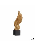 Figurine Décorative Ailes Noir Doré 8 x 33,5 x 13,5 cm (6 Unités) | Tienda24 Tienda24.eu