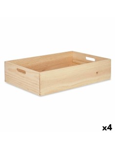 Set de boîtes décoratives DKD Home Decor Bois Spirales méditerranéen 42 x 29 x 12 cm | Tienda24 Tienda24.eu