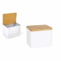 Salt Shaker with Lid Privilege Metal Bamboo (14 x 11 x 11 cm) by Privilege, Dispensers for dressings and spices - Ref: S22059...