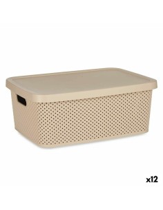 Korb Mit Griffen Schwarz Stahl 29 x 19,5 x 32 cm (8 Stück) | Tienda24 Tienda24.eu