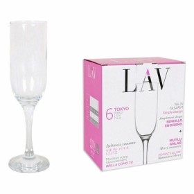 Set of cups LAV Tokyo (6 uds) (210 ml) by LAV, Champagne flute - Ref: S2206176, Price: 9,05 €, Discount: %