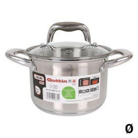 Casserole avec couvercle en verre Quttin Acier de Quttin, Braisières - Réf : S2207788, Prix : 16,11 €, Remise : %