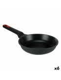 Pan Ø 24 cm Black Aluminium (6 Units) | Tienda24 Tienda24.eu