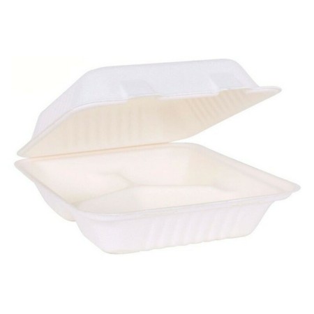 Set Viejo Valle Lunch box 3 Compartments White (50 pcs) by Viejo Valle, Food storage - Ref: S2208448, Price: 5,57 €, Discount: %