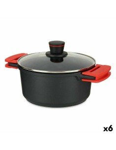 Casserole with glass lid Quttin 4,3 L (2 Units) | Tienda24 Tienda24.eu