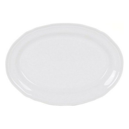 Teglia da Cucina Feuille Porcellana Bianco Ovale (28 x 20,5 cm) | Tienda24 - Global Online Shop Tienda24.eu