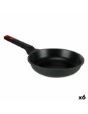 Pan Ø 26 cm Black Aluminium (6 Units) | Tienda24 Tienda24.eu