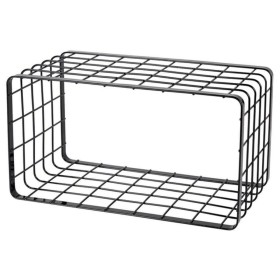 Holder Inde Grille Black 34 x 19 x 18 cm by Inde, Shelves and supports - Ref: S2208770, Price: 9,11 €, Discount: %