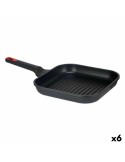 Padella griglia strisce 28 x 28 cm Alluminio (6 Unità) da Kinvara, Padelle grill - Ref: S3626616, Precio: €127.00, Descuento: %