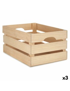 Caja Decorativa 30 x 18 x 12 cm Ratán DMF Palmera (2 Unidades) | Tienda24 Tienda24.eu