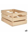 Decorative box Pine 26 x 18,3 x 36 cm (3 Units) | Tienda24 Tienda24.eu