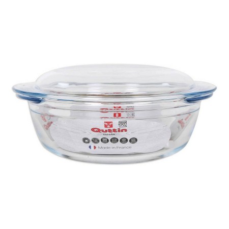 Casseruola con coperchio Quttin Vetro (2,2 + 0,8 L) di Quttin, Casseruole da forno - Rif: S2209349, Prezzo: 10,10 €, Sconto: %