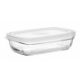 Lancheira Duralex Freshbox Retangular Transparente Com tampa 15 cm 15 x 10 x 4 cm (15 cm) de Duralex, Armazenamento de alimen...