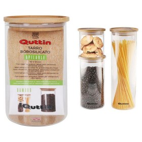 Tin Quttin Bamboo Borosilicate Glass Stackable 10 x 17 cm (10 x 17 cm) by Quttin, Food storage - Ref: S2209859, Price: 3,15 €...